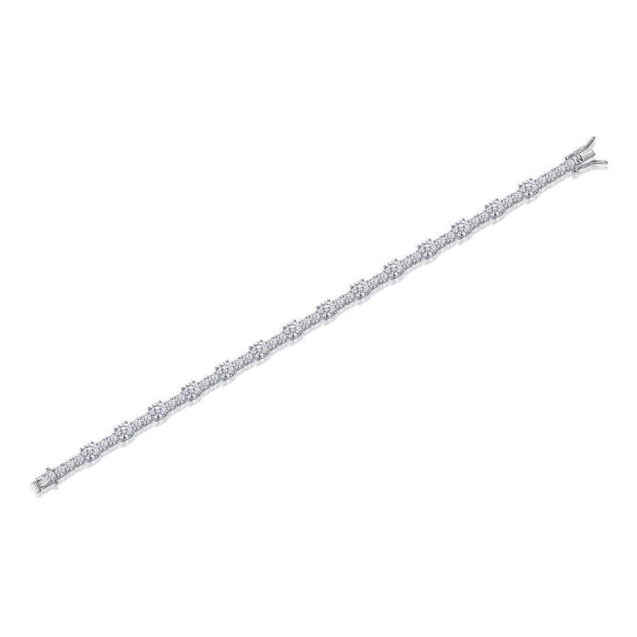 White Gold Moissanite Tennis Bracelet