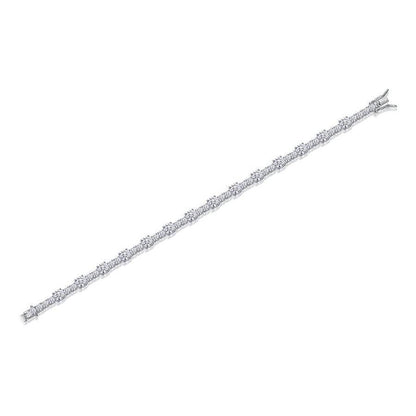 White Gold Moissanite Tennis Bracelet